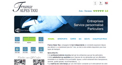 Desktop Screenshot of francealpestaxi.com