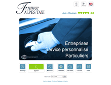 Tablet Screenshot of francealpestaxi.com